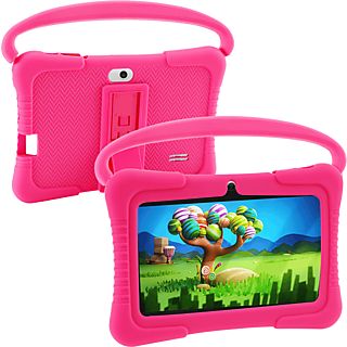 Tablet - DAM K705, Rosa y Blanco, 32 GB, 7" WSVGA, 2 GB RAM, Allwinner A133, Android, Infantil