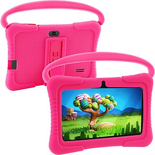 Tablet - DAM K705, Rosa y Negro, 32 GB, 7" WSVGA, 2 GB RAM, Allwinner A133, Android, Infantil