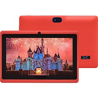 Tablet - DAM Q75X Pro, Rojo, 8 GB, 7" WSVGA, 1 GB RAM, MTK8321 Quad Core 1.3 GHz, Doble cámara, Android, Infantil