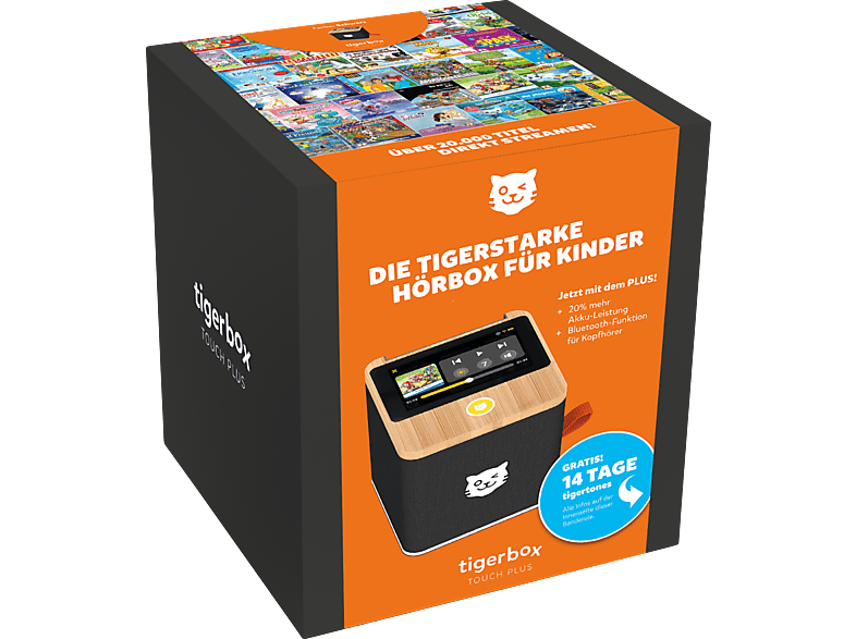 TIGERMEDIA Tigerbox Touch plus schwarz Hörbox, schwarz