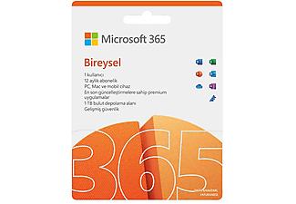 MICROSOFT Office 365 Bireysel 1 Kullanıcı 15 Ay (Dijital İndirilebilir Lisans)