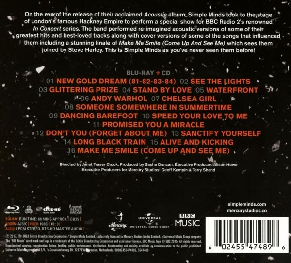 Album borítója szöveggel, számlistával és egy BBC Music logóval.