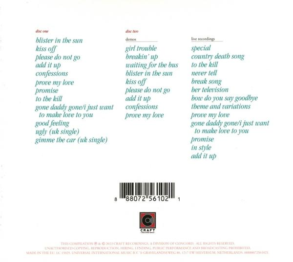 Rückseite einer CD mit Titelliste und Barcode, weißer Hintergrund.