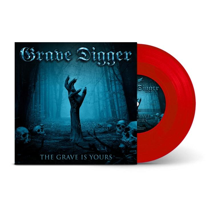 Grave Digger - The Red - Yours \'7inch) Is Transparent (Ltd. (Vinyl) Grave