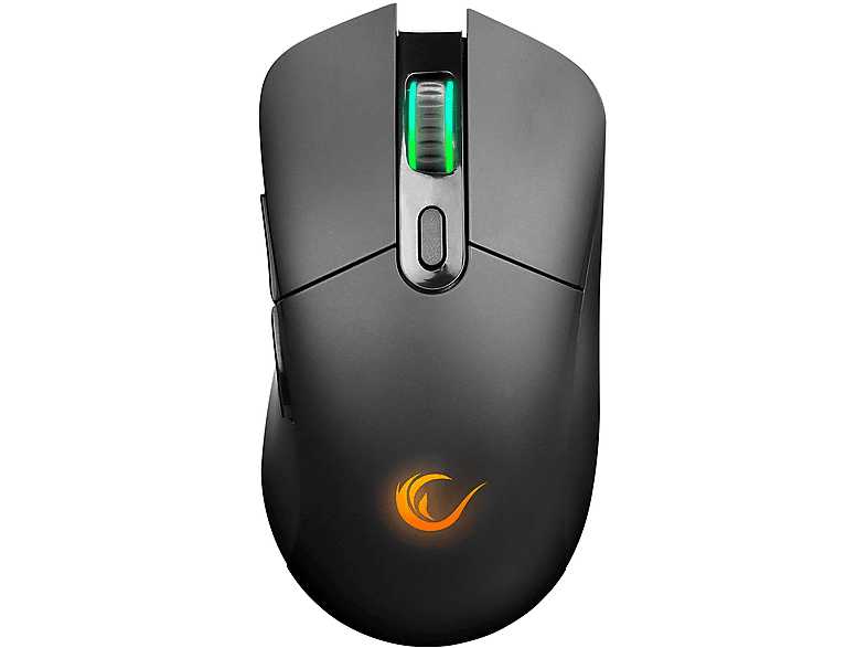 RAMPAGE SMX-R89 X-Pike Kablosuz/Kablolu RGB Ledli Şarjlı Gaming Oyuncu Mouse Siyah_1