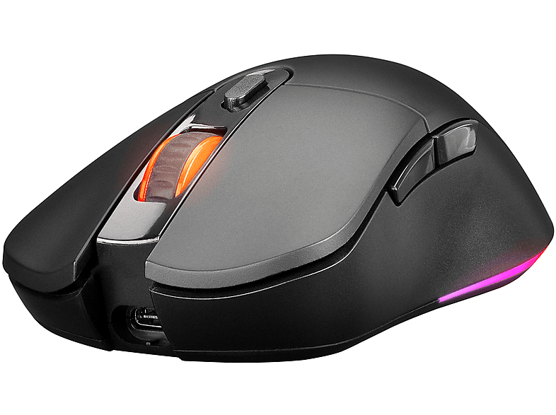 RAMPAGE SMX-R89 X-Pike Kablosuz/Kablolu RGB Ledli Şarjlı Gaming Oyuncu Mouse Siyah_2