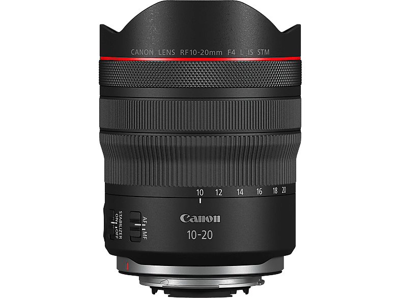CANON RF 10-20mm F4 L IS STM - Zoomobjektiv(Canon R-Mount, Vollformat)