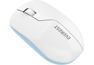 EVEREST SMW-973 Usb Beyaz/Mavi 2.4Ghz Kablosuz Mouse Beyaz Mavi