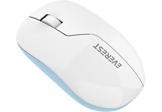 EVEREST SMW-973 Usb Beyaz/Mavi 2.4Ghz Kablosuz Mouse Beyaz Mavi_0