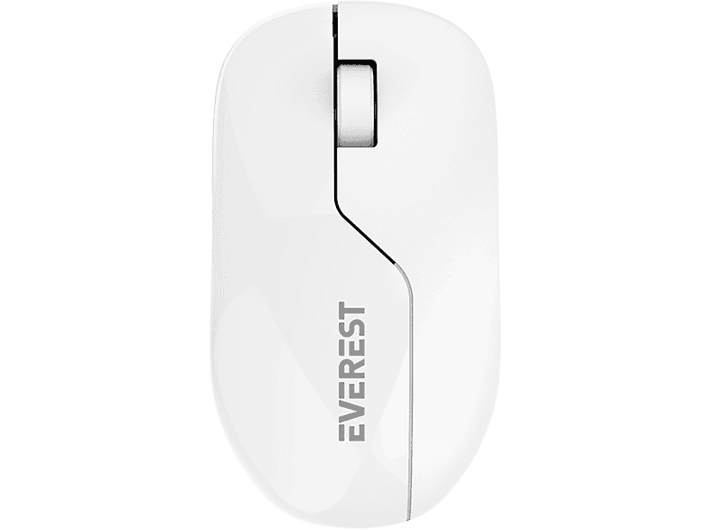 EVEREST SMW-973 Usb 2.4Ghz Kablosuz Mouse Beyaz Gri_1