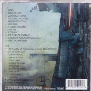 Rückseite einer CD-Hülle mit Titelliste und Informationen zum Musikalbum.
