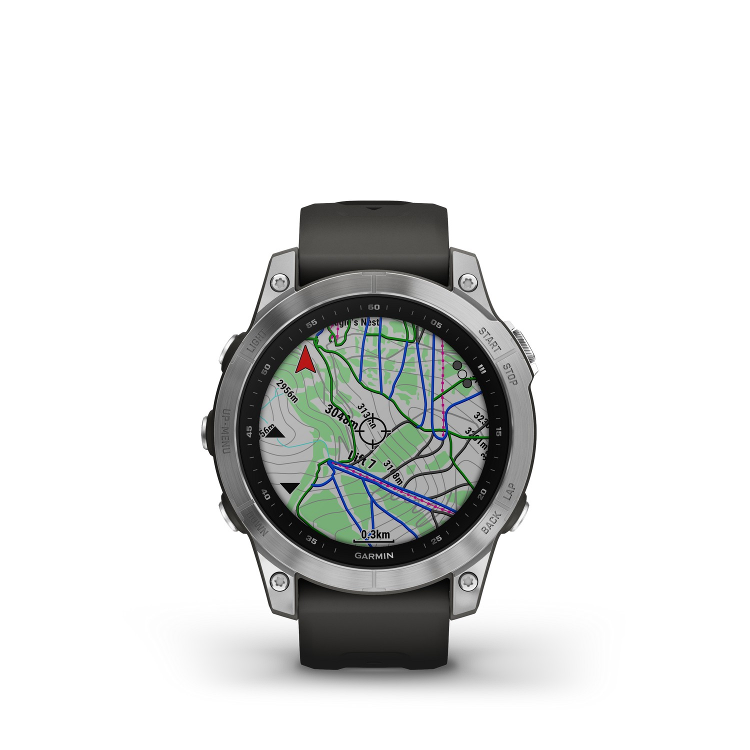 GARMIN Smartwatch Fenix 7 Silver Graphite (010-02540-01) | MediaMarkt