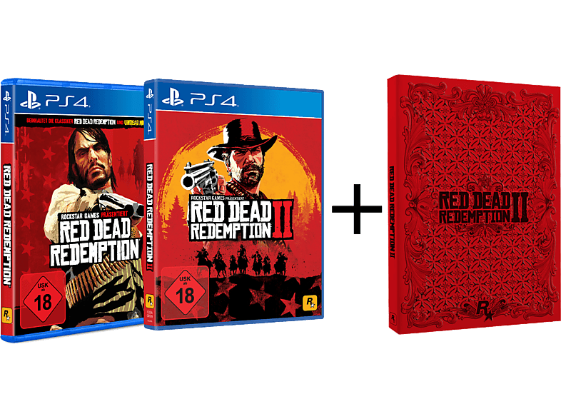 PS4 Red Dead Bundle 1+2 inklusive Steelbook - 4] [PlayStation