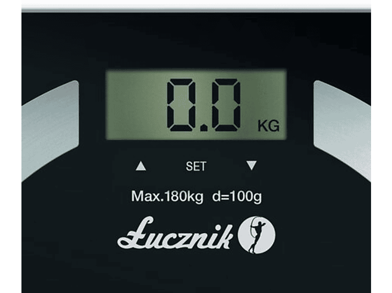 Waga łazienkowa ŁUCZNIK BS 11 B Czarny – zdjęcie 3
