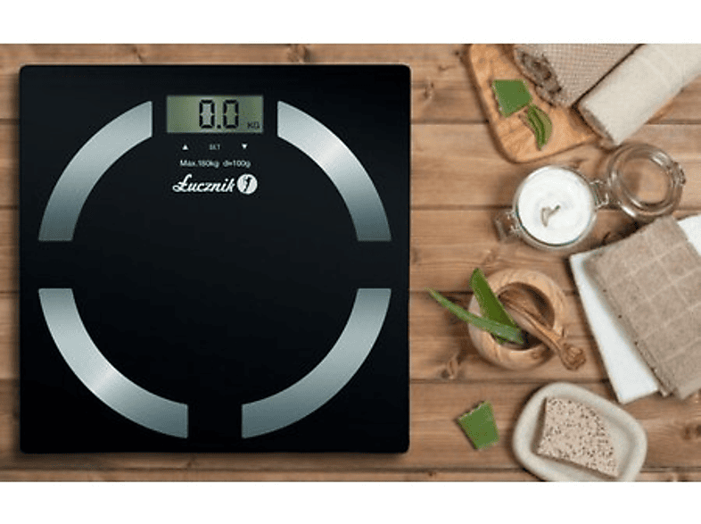 Waga łazienkowa ŁUCZNIK BS 11 B Czarny – zdjęcie 2