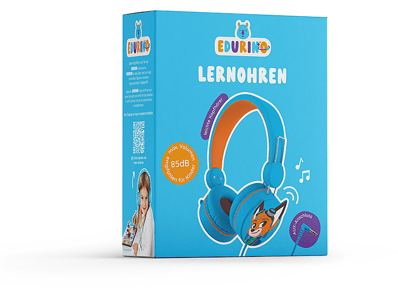 EDURINO LernOhren Kinderkopfhörer Blau