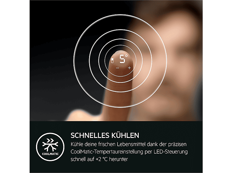 AEG TSF5O12ES Serie 5000 OptiSpace Kühlschrank (188 l, E, 1218 mm hoch}, Weiß)