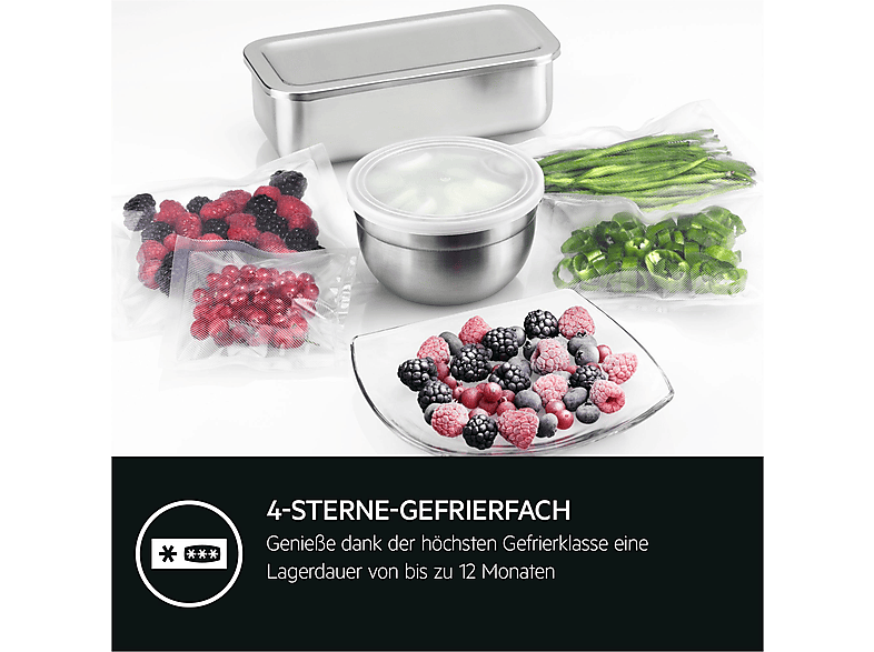 AEG TSF5O12ES Serie 5000 OptiSpace Kühlschrank (188 l, E, 1218 mm hoch}, Weiß)