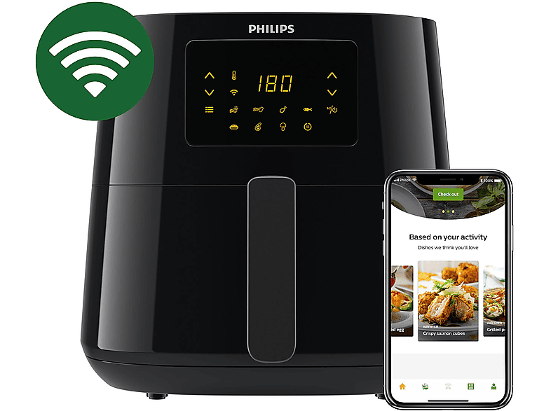 FRIGGITRICE AD ARIA PHILIPS Airfryer XL Connesso HD9280/90