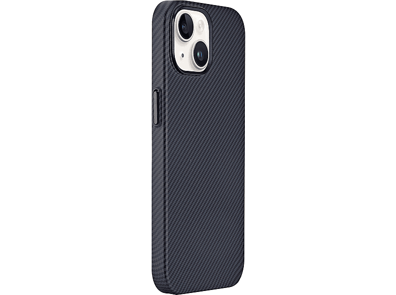 ISY ISC 3733, Backcover, Apple, iPhone 15, Schwarz Carbon