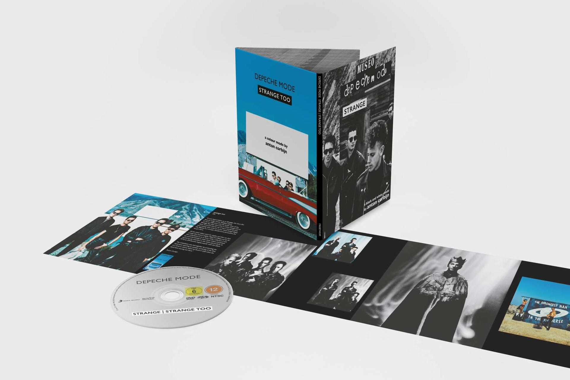 Eine DVD-Hülle mit dem Cover des Films, geöffnet, mit der Disc und anderem Material.