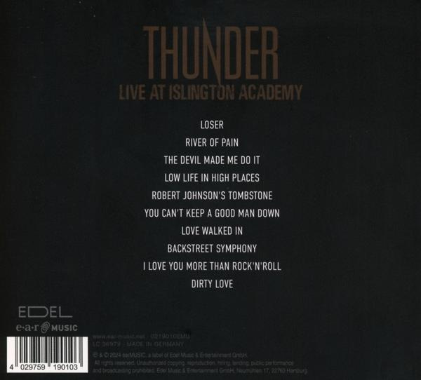 Rückseite einer CD-Hülle mit Songtiteln und Künstlerinformationen.