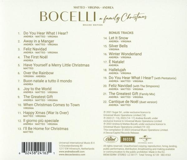 CD borító számlistával, előadóval és album névvel. Krém színű.