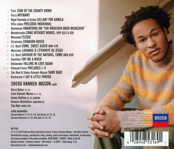 CD-Cover mit einem Mann mit lockigem Haar. Text über Musiktitel, Künstler und ein Decca-Logo.