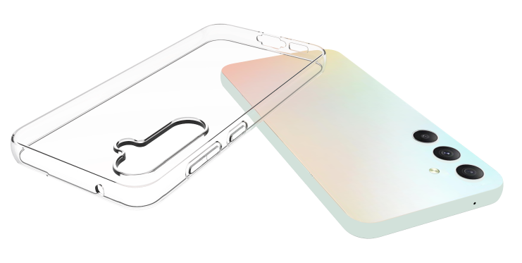 CASE AND PRO Samsung Galaxy S23 FE vékony szilikon hátlap, átlátszó (TPU-SAM-S23FE-TP)