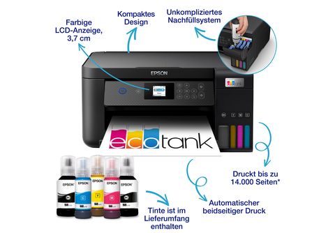 EPSON EcoTank ET-2851 A4-Multifunktions-Wi-Fi-Tintentankdrucker, mit einem  im Lieferumfang enthaltenen Vorrat an Tinten bis zu 3 Jahren online kaufen  | MediaMarkt
