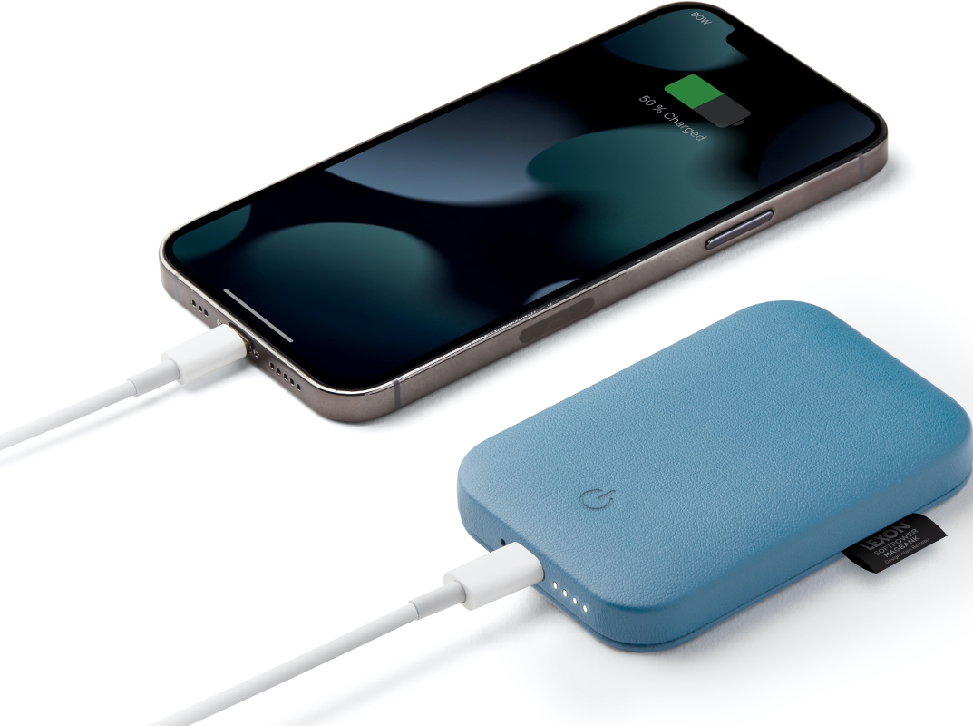 LEXON Softpower - Powerbank (Blau)