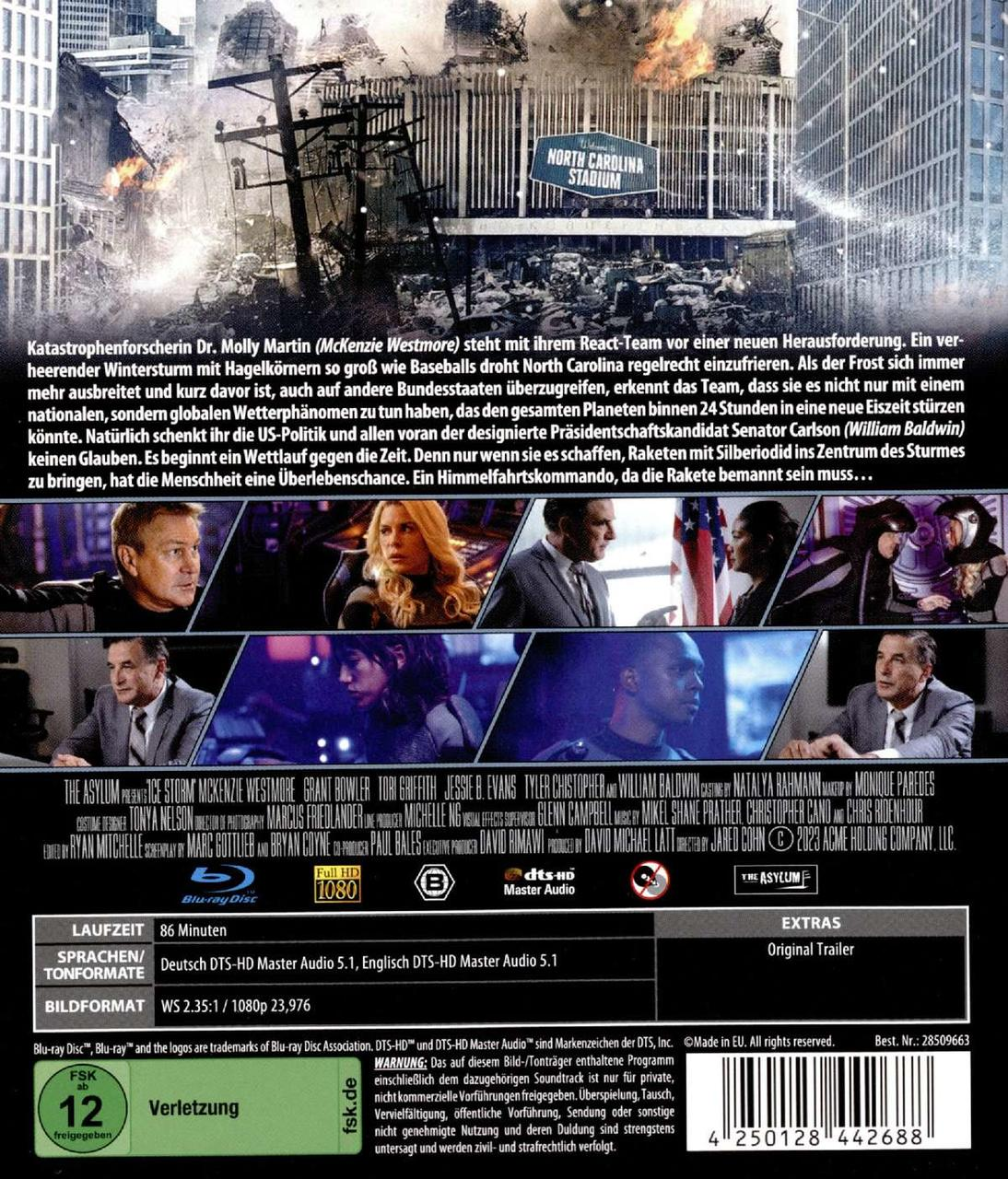 Rückseite der DVD-Hülle mit Text und Bildern.