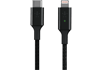 BELKIN Smart Lightning USB-C 1m Şarj Kablosu Siyah Outlet 1226383