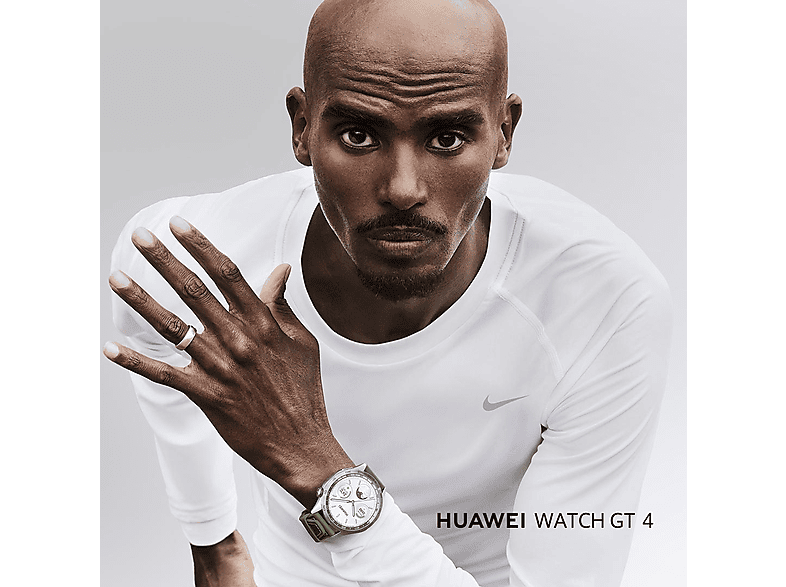 HUAWEI WATCH GT 4 46 Smartwatch Fluorelastomer, 140 - 210mm, Schwarz