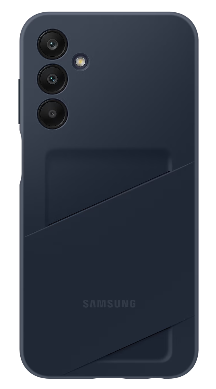 SAMSUNG Galaxy A25 5G kártyatartós hátlap, kék-fekete (EF-OA256TBEGWW)