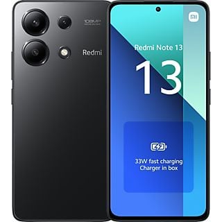 XIAOMI Smartphone Redmi Note 13 256 GB 4G - Midnight Black (52911)