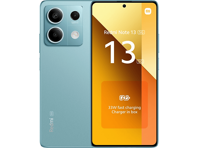 Xiaomi Smartphone Redmi Note 13 256 Gb 5g - Ocean Teal Blue (51368)