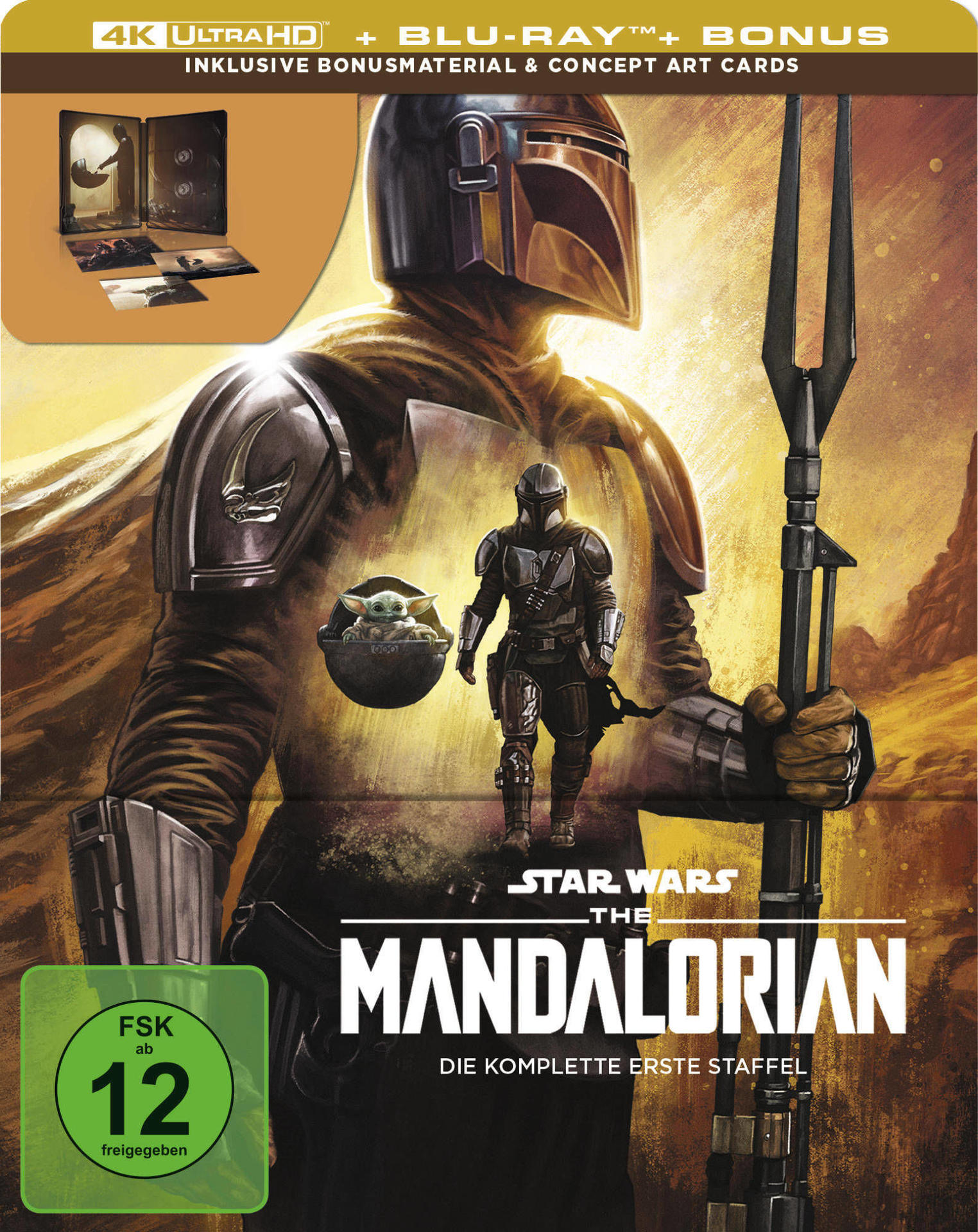 The Mandalorian - Staffel 1 SteelBook® (Nur Online) 4K Ultra HD Blu-ray + Blu-ray
