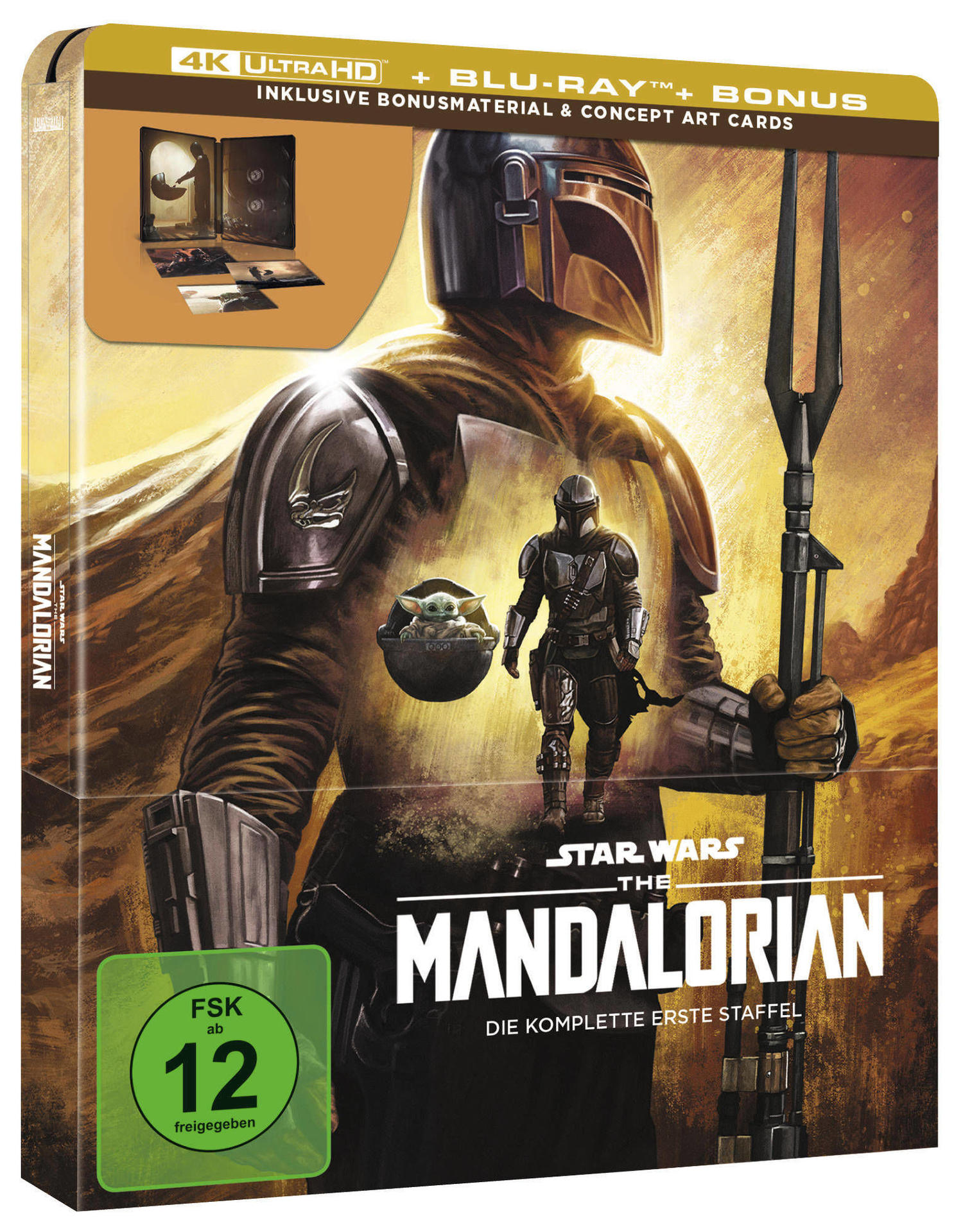 The Mandalorian - Staffel 1 SteelBook® (Nur Online) 4K Ultra HD Blu-ray + Blu-ray