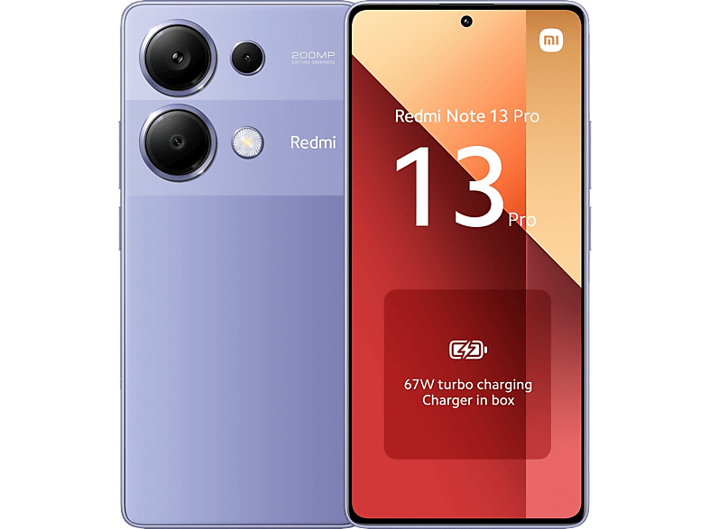 Xiaomi Smartphone Redmi Note 13 Pro 256 Gb 4g - Lavender Purple (53453)