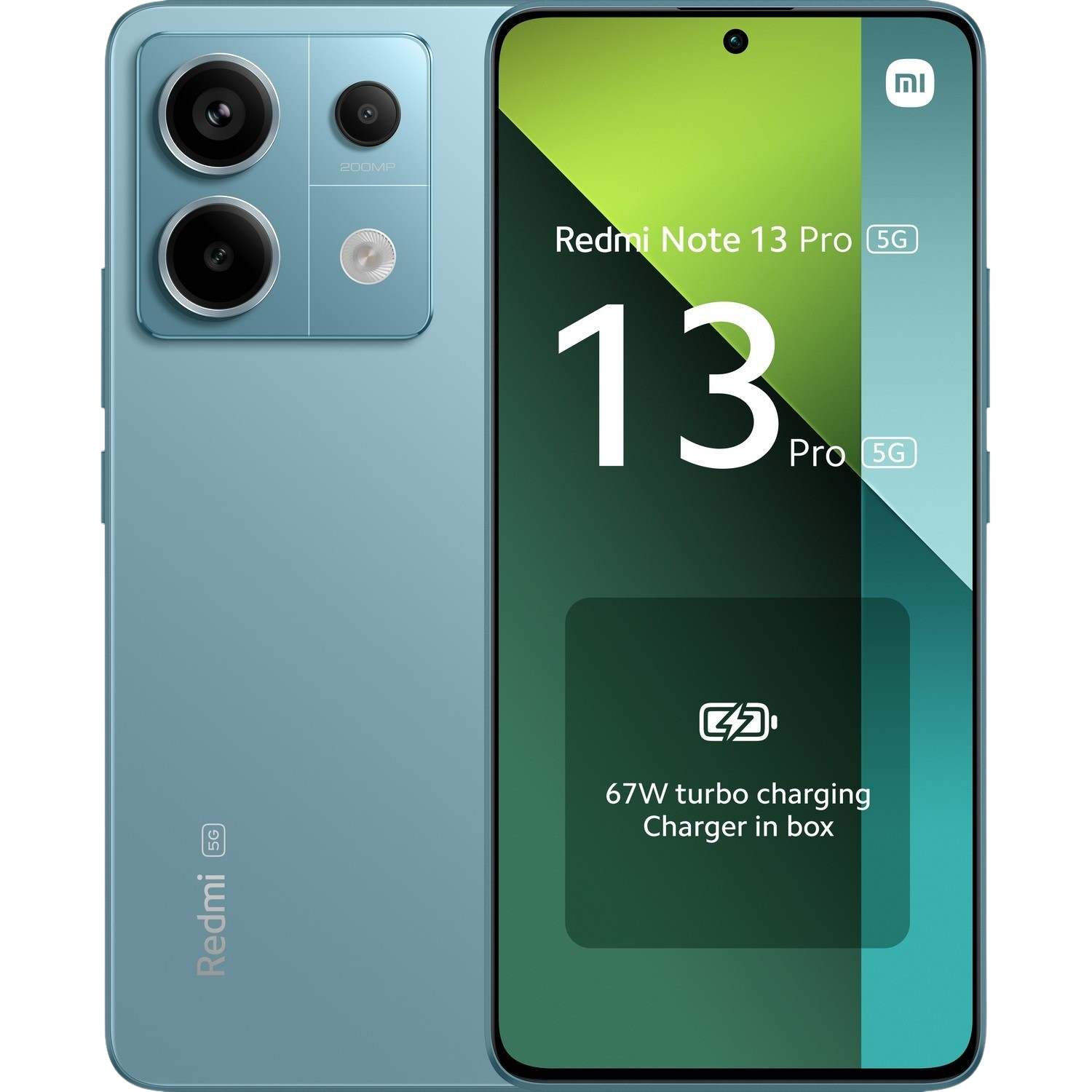 XIAOMI Smartphone Redmi Note 13 Pro 256 GB 5G - Ocean Teal Blue (50817)