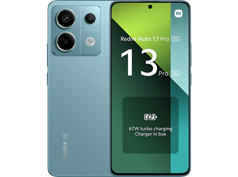 Xiaomi Smartphone Redmi Note 13 Pro 256 Gb 5g - Ocean Teal Blue (50817)