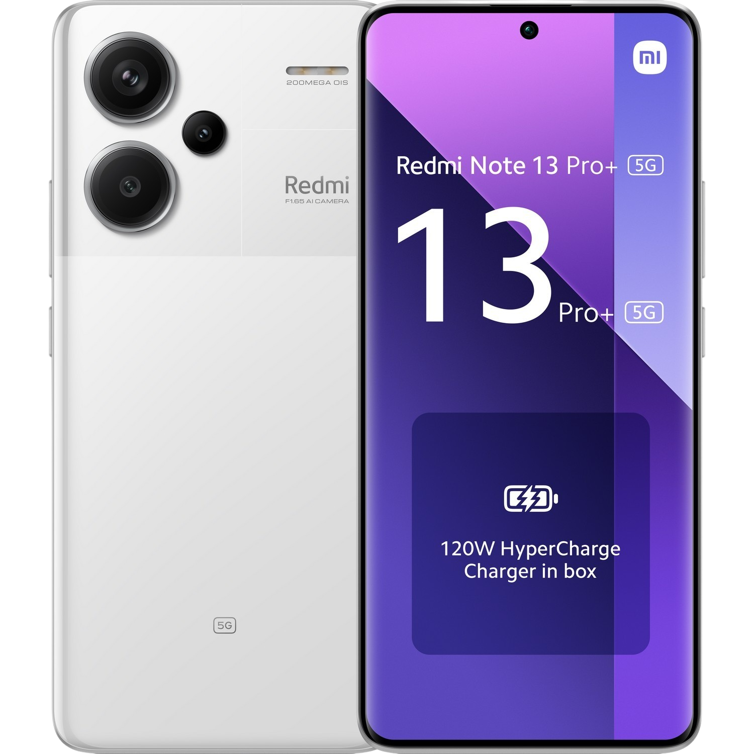 XIAOMI Smartphone Redmi Note 13 Pro+ 512 GB 5G - Moonlight White (50815)
