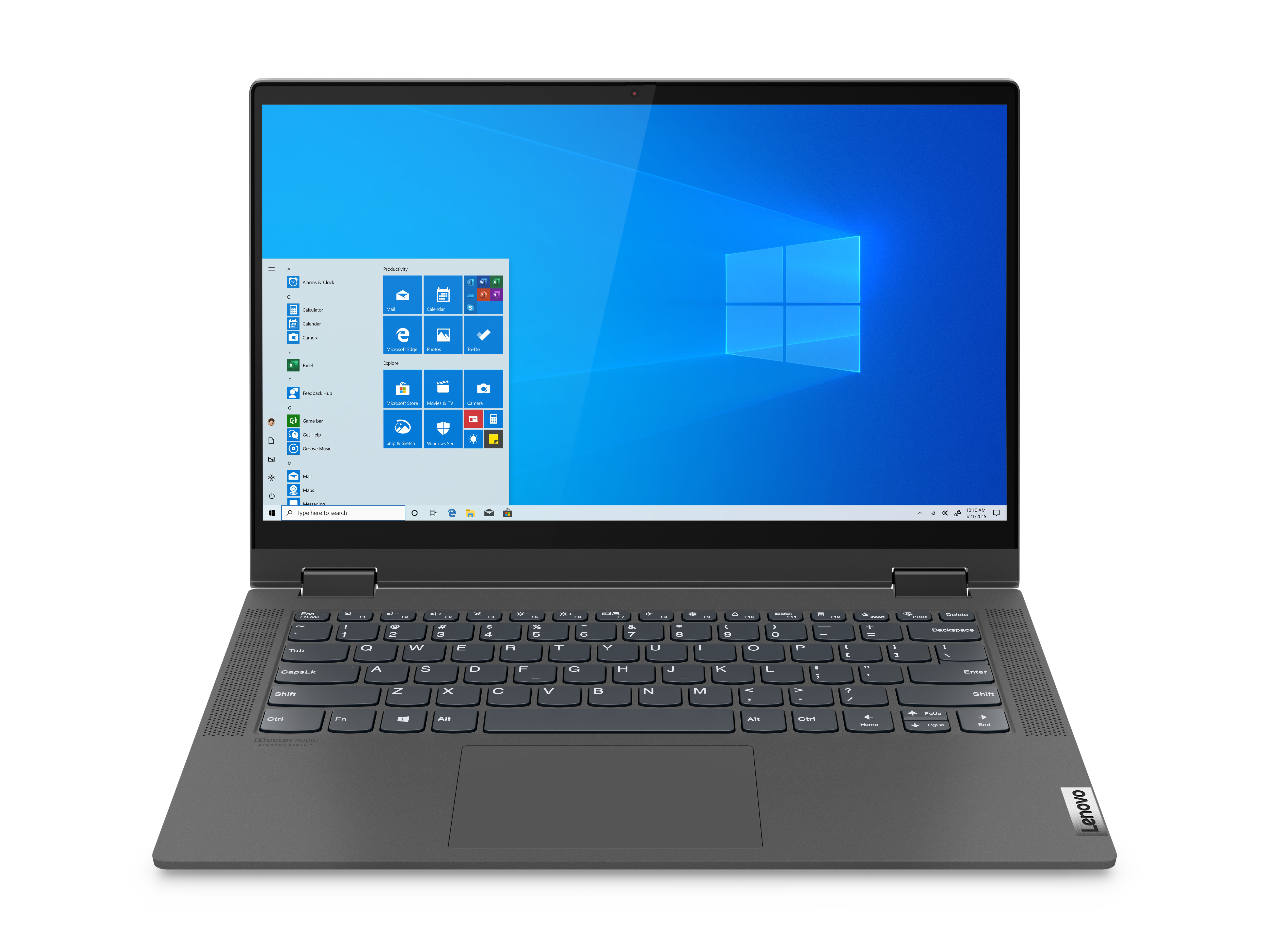 Convertible 2 en 1 - Lenovo IdeaPad Flex 5 14ALC05, 14" Full HD, AMD Ryzen™ 7 5700U, 16GB RAM, 512GB SSD, Radeon™ Graphics, Windows 11 Home S