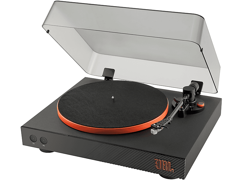 JBL Spinner Bluetooth Plattenspieler Black Orange