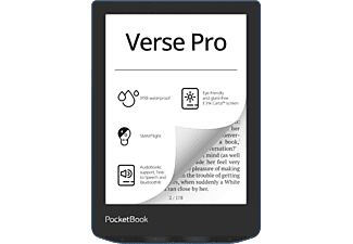 POCKETBOOK Verse Pro 6" 16GB WiFi kék eBook olvasó (PB634-A-WW)