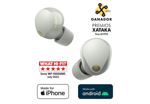 Audífonos True Wireless Noise Cancelling WF-1000XM5 Gris Plata