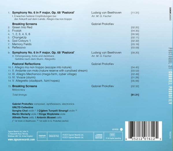 CD-Rückseite mit Trackliste, Komponisten, Interpreten und Barcode.
