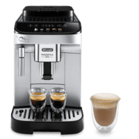 DE LONGHI DE LONGHI ECAM 290.31 SB Magnifica Evo Kaffeevollautomat (Silber-Schwarz, Flüster-Kegelmahlwerk, 15 bar, Dampfdüse)