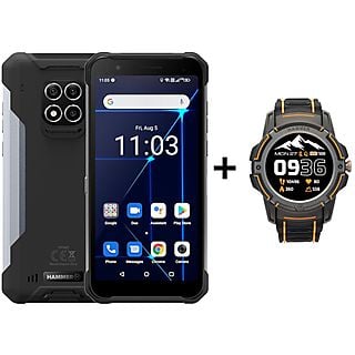 Smartfon HAMMER Construction 6/128GB + smartwatch Watch Plus